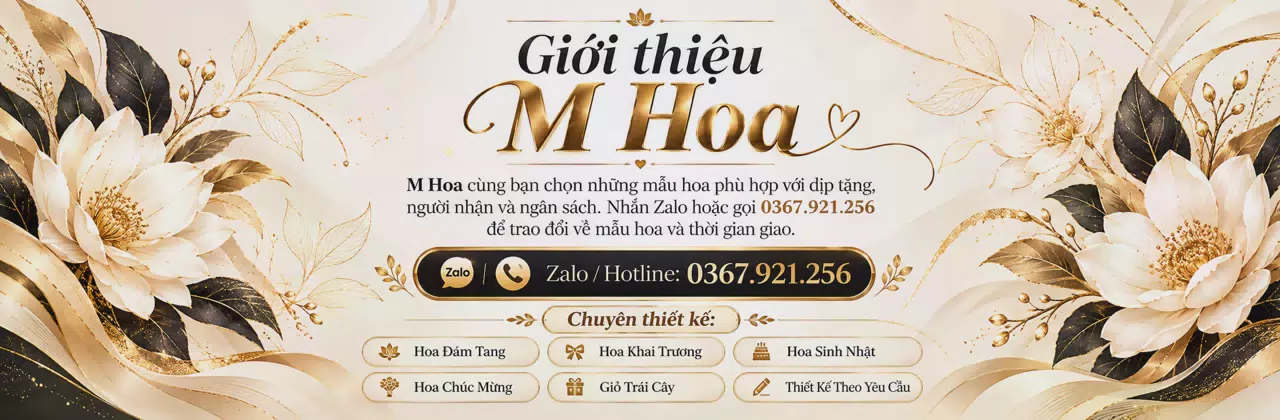 Ảnh bìa Shop hoa tươi Phường Phan Rang Khánh Hoà - Một món hoa, nhiều điều muốn nói